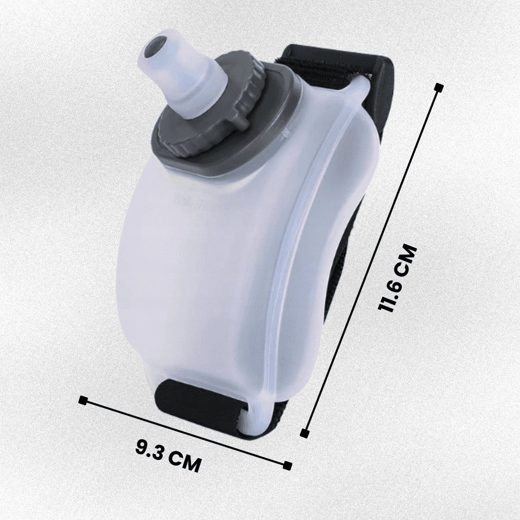 BransoButelka- Przenośna butelka zakładana na nadgarstek ( biała 200ml )