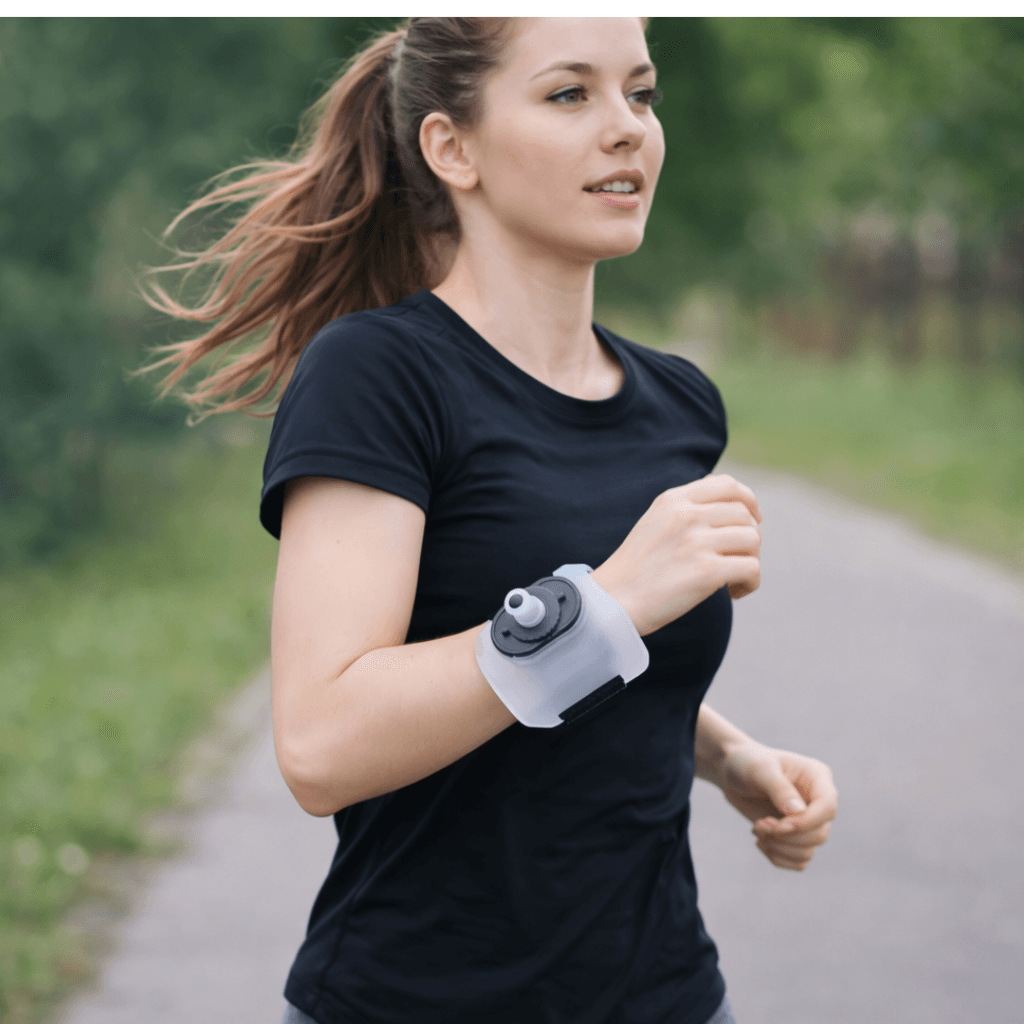 BransoButelka- Przenośna butelka zakładana na nadgarstek ( biała 200ml )